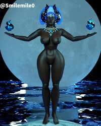 1girls 3d african_mythology big_breasts black_hair braids dark-skinned_female dark_skin female female_only goddess hi-rez_studios huge_breasts mythology nude pinup smilemile0 smite solo thick_thighs voluptuous voluptuous_female wide_hips yemoja_(smite)