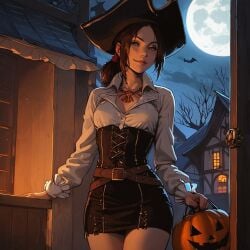 ai_generated attack_on_titan civitai female freckles halloween halloween_costume pikachu1938 pirate pirate_costume pirate_hat shingeki_no_kyojin tagme trick_or_treat ymir ymir_(shingeki_no_kyojin)