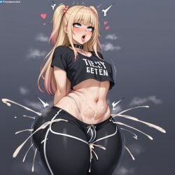 ai_generated big_ass emo femboy penis_bulge wide_hips