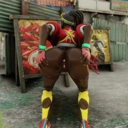 3d american_female animated dark-skinned_female ebony kimberly_jackson lacoux3d melanin ninja no_sound spreading_ass spreading_pussy street_fighter street_fighter_6 tagme video