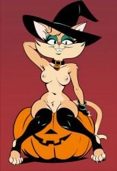 ai_generated catgirl fantomcat female female_only halloween tabitha_wildcat