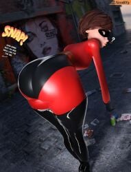 3d 3d_(artwork) ass ass_focus bent_over big_ass elastigirl fat_ass fat_ass_mommy helen_parr milf pawg pixar_mom smitty34 superheroine the_incredibles thighhighs voluptuous voluptuous_female