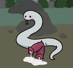 blush blushing cum diphallia diphallism feral funny gandergeist male male_only multi_penis no_humans outdoors penis snake snake_from_cp_snakewater_(tf2) snake_water_snake_(tf2) solo_focus tagme team_fortress_2 valve_(company)