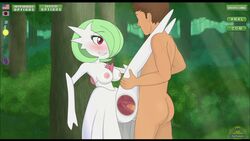 1boy 1girls against_tree ahe_gao animated anthro blush bouncing_breasts breasts clothing cum cum_in_pussy cum_in_uterus cum_inside eropharaoh exposed_breasts faceless_male female female_gardevoir game gardevoir green_hair human human_on_anthro human_on_feral interspecies legs_together looking_pleasured male male_on_feral medium_breasts moaning mp4 nintendo nipples nude open_mouth outside penetration penis pokémon_(species) pokemon pokemon_(species) pokemon_rse pokephilia pussy sex short_hair sound sound_effects uterus vaginal_penetration video voice_acted x-ray