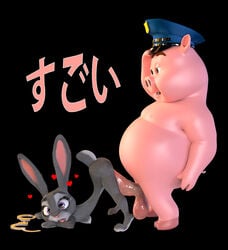 3d big_penis furry handcuffs judy_hopps medium_breasts pig sugoi sugoi3d translation_request zootopia