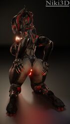 1girls anus armor big_ass big_breasts dat_ass female_only large_ass niki3d presenting presenting_hindquarters pussy skin_tight tagme valkyr_(warframe) warframe