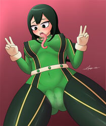 tsuyu asui from my hero academia by shangai art