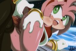 amy_rose pink_fur pink_hair shadow_the_hedgehog sonic_(series) wildblur