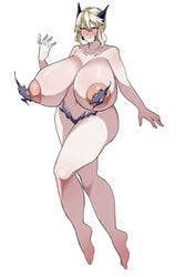 1girls angry artoria_pendragon artoria_pendragon_(all) artoria_pendragon_(fate) artoria_pendragon_(lancer_alter) ass ass big_ass big_breasts big_butt big_thighs black_fire black_horns blush blush blushing_at_viewer braid braided_hair breasts covered_nipples covered_pussy covered_vagina crown_braid curvaceous curved_eyebrows curvy curvy_female curvy_figure embarrassed enormous_breasts fate/grand_order fate_(series) female fire flame flame_bikini glaring hair_bun hand_up horn horns ineffective_censorship large_breasts light-skinned_female long_hair looking_at_viewer pose posing pov simple_background sole_female solo_female solo_focus sweat sweatdrop thick_thighs thighs tied_hair voluptuous white_background white_hair yamada yamadare yellow_eyes