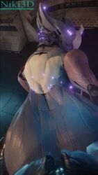 1boy 1boy1girl 1girls 3d 9:16 ambiguous_penetration animated bouncing_ass clapping_cheeks dat_ass gauss_(warframe) large_ass large_penis niki3d pov saryn_(warframe) sex shorter_than_10_seconds sound tagme vertical_video video warframe