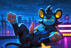 ai_generated claws feline_penis feral luxio luxray shinx
