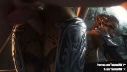 1boy 1girls 3d 3d_animation animated baldur's_gate_3 brown_hair doggy_style fantasy female female_penetrated from_behind from_behind_position githyanki green_skin human interspecies jellyfishjubilee lae'zel light-skinned_male male moan moaning penetration saberwolf8 sex short_video shorter_than_30_seconds sound sound_effects tagme toasted_microwave vaginal_penetration vaginal_sex video