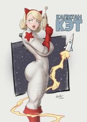 1girls 2026 absurd_res artist_name big_ass big_breasts big_butt big_lips big_thighs blonde_female blonde_hair blue_eyes blush boots captain_cat cat_ears cat_ears_hairband clothed clothed_female clothing devil_hs earrings female gloves hair hairband hi_res huge_breasts huge_thighs human lips oc original original_character russian russian_female russian_text solo solo_female space spaceship spacesuit thick thick_ass thick_legs thick_lips thick_thighs thighhighs thighs