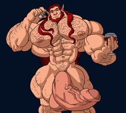 abs balls biceps body_hair bodybuilder boner erection human hyper hyper_balls hyper_genitalia hyper_muscles hyper_penis hyper_testicles male male_focus male_only muscles muscular muscular_arms muscular_ass muscular_back muscular_legs muscular_male muscular_thighs nipples nude pecs penis remert solo solo_male testicles veins veiny_penis