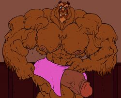 abs balls beast_(disney) beauty_and_the_beast biceps bodybuilder boner disney erection hyper hyper_balls hyper_genitalia hyper_muscles hyper_penis hyper_testicles male male_focus male_only muscles muscular muscular_arms muscular_ass muscular_back muscular_legs muscular_male muscular_thighs nipples pecs penis remert solo solo_male testicles veins veiny_penis