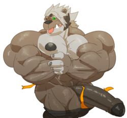 abs balls biceps bodybuilder furry furry_only hyper hyper_balls hyper_genitalia hyper_muscles hyper_penis hyper_testicles male male_focus male_only muscles muscular muscular_arms muscular_ass muscular_back muscular_legs muscular_male muscular_thighs nipples pecs penis terryignis testicles veins veiny_penis