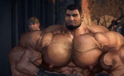 abs biceps bodybuilder dominic_santiago gears_of_war human hyper_muscles male male_focus male_only muscle muscles muscular muscular_arms muscular_ass muscular_back muscular_legs muscular_male muscular_thighs nipples nude pecs remert veins veiny_penis