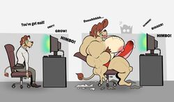 abs balls biceps bodybuilder furry furry_only goldenbeef hyper hyper_balls hyper_genitalia hyper_muscles hyper_penis hyper_testicles male male_focus male_only muscles muscular muscular_arms muscular_ass muscular_back muscular_legs muscular_male muscular_thighs nipples pecs penis testicles veins veiny_penis