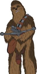 1boy animated chewbacca color colored large_penis male male_only non-human solo star_wars tagme unknown_artist wookiee