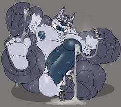 abs balls biceps bodybuilder cum cum_on_ground cum_on_self furry furry_only hyper hyper_balls hyper_genitalia hyper_muscles hyper_penis hyper_testicles male male_focus male_only masturbation muscles muscular muscular_arms muscular_ass muscular_back muscular_legs muscular_male muscular_thighs nipples pecs penis terryignis testicles veins veiny_penis