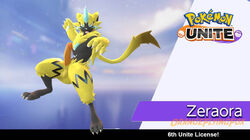 3d_(artwork) anthro blue_eyes claws digital_media_(artwork) erection felid fur genitals legendary_pokémon looking_at_viewer male mammal nintendo nude open_mouth orangeflyingfox penis pokémon_(species) pokemon pokemon_unite simple_background solo video_games yellow_body yellow_fur zeraora