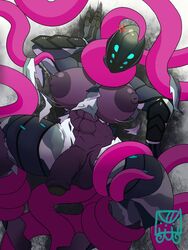 1futa alien anal anal_sex armor balls big_balls big_breasts big_penis black_glans breasts clothed clothing dark-skinned_futanari dark_skin eliotak forced freckles_on_chest futa_only futanari genitals glans headgear helmet hi_res huge_breasts huge_cock huge_nipples human intersex muscular muscular_futanari muscular_intersex partially_clothed penetration penis pink_tentacles purple_body purple_penis rape sex spread_legs spreading tentacle tentacle_rape tentacle_sex thick_thighs torn_clothes torn_clothing