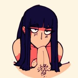 animated blowjob cdlum deep_blowjob eye_contact fellatio hands-free kill_la_kill kiryuuin_satsuki oral pov