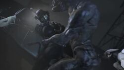 1boy 1girls 3d 3d_animation alien animated armor big_dom_small_sub female_human female_spartan_(halo) halo_(series) hand_on_breast hand_on_hip helmet human interspecies larger_male male/female male_sangheili_(halo) no_sound questionable_consent sangheili sex size_difference smaller_female spartan_(halo) tagme video white-crow