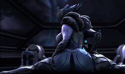 1girls armor big_ass big_breasts dat_ass female female_only hand_on_ass helmet huge_ass large_ass looking_at_viewer saryn_(warframe) splits thick_thighs voluptuous warframe white-crow wide_hips