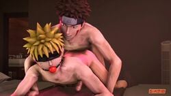 2boys 3d anal anal_penetration anal_sex animated arched_back ball_gag bdsm bed bedroom bent_over black_eyes blindfold blonde_hair bondage boner brown_hair doggy_style duo duo_focus erection facepaint footwear forehead_protector front_view gag gagged gay giko18 headband indoors inuzuka_kiba light-skinned_male light_skin male male/male male_only malesub mouth_gag naked naked_footwear naked_with_shoes_on naruto naruto_(series) naruto_shippuden naruto_uzumaki nude nude_male on_bed penis sex shoes shounen_jump smile smiling sound sound_effects spiky_hair thrusting thrusting_into_ass twink uncensored uzumaki_naruto video yaoi yellow_hair