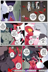 2026 anthro anus areola ball_lick balls breasts butt canid canid_demon canine canis carliabot comic demon dialogue domestic_dog ear_piercing ear_ring english_text eyebrows eyelashes female fur genitals gigi_(helluva_boss) grey_body grey_fur group hair hair_over_eyes handjob heart_symbol hellaverse hellhound helluva_boss hi_res humanoid humanoid_genitalia humanoid_penis hunting_dog imp licking loona_(helluva_boss) male male/female mammal moxxie_(helluva_boss) mythological_canine mythological_creature mythology nipples nude oral penetration penile penile_penetration penis penis_in_vagina piercing pink_areola pink_nipples poodle pupils red_body red_sclera red_skin ring_piercing ruffette_(helluva_boss) ruffie_(helluva_boss) sex sighthound tail text tongue url vaginal vaginal_penetration vulva white_body white_eyes white_fur yellow_sclera