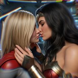2girls ai_generated animated big_breasts blonde_hair brunette_hair clothed_sex dc dc_comics dry_humping edited flying girls_only google_gemini grok grok_imagine kissing kissing_breasts kissing_neck longer_than_2_minutes longer_than_one_minute mikey-rg97 power_girl shorter_than_3_minutes sound spaceship superheroine superman_(series) tagme tribadism video wonder_woman wonder_woman_(series) yuri