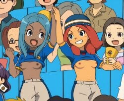 ai_assisted female female_only inazuma_eleven inazuma_eleven_(series) inazuma_eleven_2 inazuma_eleven_3 level-5 suzette_hartland tagme tori_(inazuma_eleven) urabe_rika victoria_vanguard zaizen_touko