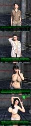 3d bimbofication brain_drain breast_expansion comic curie_(fallout) fallout_(series) fallout_4 female_only grakio large_breasts robot_girl transformation