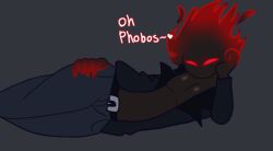 black_body flames madness_combat male male_only mentioned_character red_eyes shadow sunnypawsy the_auditor