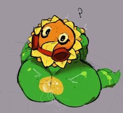 1girls anthro anthrofied anus ass cum cum_bubble electronic_arts female female_only flora_fauna freckles plant plant_humanoid plantie plants_vs._zombies plants_vs_zombies popcap_games pussy qwpeowqpe solar_flare_(pvz) sunflower_(pvz) sweat vagina video_game_character video_games