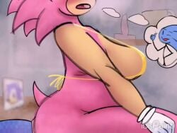 1girls 2d 2d_animation amy_rose animated baition30690 big_breasts bikini bottomless bra classic_amy_rose dildo female furry furry_female gold_bikini loop machine masturbation mp4 no_sound sega sex_machine sex_toy solo sonic_(series) sonic_cd sonic_the_hedgehog sonic_the_hedgehog_(series) tagme thought_bubble video