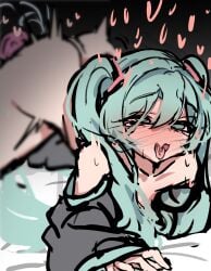 hatsune miku from vocaloid by shrimptempurar