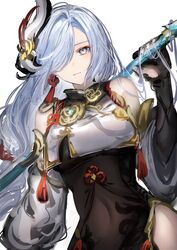 shenhe (genshin impact) from genshin impact by nanaponi