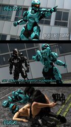 1boy 1girls armor big_breasts carolina defeated faceless_female faceless_male female female_focus female_only female_penetrated halo_(series) hardcore helmet implied_penetration large_breasts massive_breasts nude nude_female questionable_consent red_vs_blue reresfm rooster_teeth sex spartan_(halo) tagme