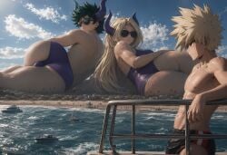 2026 2boys 2girls abs ai_assisted ai_generated annoyed annoyed_expression anus armpit armpit_hair ass aviator_glasses aviator_sunglasses back back_view bakugou_katsuki balls beach beach_background big_ass bikini_bottom bikini_bottom_only blonde_hair blue_sky boat bored bored_expression bulge cruise_ship depth_of_field dominate_without_trying elmyr envious expressionless expressionless_face expressionless_male extreme_size_difference feeling_inferior female flaunting frustrated giant giant_couple giant_male giantess gpt-image_2 green_hair group hand_on_ass hand_on_hip horned_humanoid horns humiliation inferiority_complex izuku_midoriya jealous jealous_male katsuki_bakugou laying_on_side long_hair long_hair_female macro macrophilia male male_ass micro_bikini midoriya_izuku mount_lady mount_lady_(cosplay) multiple_males muscular_female muscular_male my_hero_academia neutral_expression nipples novelai older_female_and_younger_male out_of_focus palm_tree palm_trees penis photopea_program power_couple public purple_bikini railing remake resort sand ship ship_deck side_view size_difference size_fetish size_kink speedo sunglasses tan tanning thong thong_bikini tinted_eyewear unbothered unbothered_face uninterested uninterested_female uninterested_male vacation watching_from_afar yacht yuu_takeyama yuu_takeyama_(hero_outfit)
