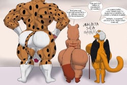 alythewolfcat ars_goetia aunt_and_nephew backsack big_ass big_butt big_penis bubble_butt cat demon domestic_cat elderly_female feline female femboy furry huge_balls huge_butt huge_penis leopard male mother_and_child mother_and_son muscular ose_joyaza pantherine shortstack size_difference spanish_dialogue spanish_text spotted_body wings