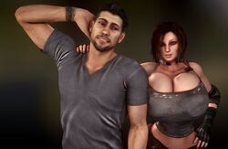 1boy 1boy1girl 1girl1boy 1girls 3d alternate_breast_size bare_shoulders big_breasts breasts breasts_bigger_than_head brown_hair brunette bulletstorm busty cleavage clothed clothed_female clothed_male curvaceous curvy curvy_figure electronic_arts enormous_breasts epic_games eyebrows eyelashes eyes eyeshadow female gigantic_breasts hair hips hourglass_figure huge_breasts human human_female human_male human_only hyper hyper_breasts large_breasts legs light-skinned_female light_skin lips looking_at_another looking_at_partner looking_at_viewer male male/female nose people_can_fly sfwvaako shiny shiny_skin short_hair straight thick_legs thick_lips thick_thighs thighs top_heavy top_heavy_breasts trishka_novak upper_body vaako voluptuous wide_hips