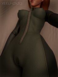 freja (overwatch) from overwatch by yeelhox3d
