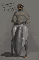absurd_res ace0t0nic anthro aquatic balls big_balls big_penis bodily_fluids bottomless bottomless_anthro bottomless_male clothed clothing clothing_lift dialogue digital_drawing_(artwork) digital_media_(artwork) english_text erection ethan_(humbug) fish foreskin front_view genital_fluids genitals glistening glistening_balls glistening_genitalia glistening_penis hands_behind_back heart_symbol hi_res huge_balls huge_penis humanoid_genitalia humanoid_penis hybrid hyper hyper_genitalia hyper_penis inviting_viewer leaking_precum looking_at_viewer machine male male_anthro penis precum protogen pubes shark sharp_teeth shirt shirt_lift simple_background solo talking_to_viewer teeth text tongue tongue_out topwear vein veiny_penis visor