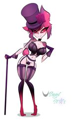 alastor (hazbin hotel) from hazbin hotel by usagi star