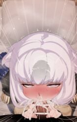 1boy 1girls bangs bar_censor blush censored cum cum_bubble cum_in_mouth cum_in_stomach cum_inside cum_out_nose deepthroat ejaculation fellatio female female_focus female_penetrated fire_emblem fire_emblem:_three_houses garreg_mach_monastery_uniform heavy_blush heavy_breathing kneeling long_hair looking_at_viewer lysithea_von_ordelia male male/female male_penetrating male_penetrating_female mizumizuni motion_lines nintendo oral overflow pantyhose penis pink_eyes runny_nose saliva saliva_on_penis sex solo_focus steamy_penis sweat tearing_up textless thick_cum white_hair x-ray