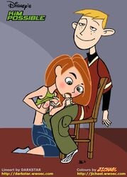 darkstar disney female human jichael kim_possible kimberly_ann_possible male nipples ron_stoppable straight straight_hair tagme