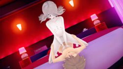 1boy 1girls 3d completely_nude cowgirl_position danganronpa danganronpa_3 kimura_seiko koikatsu naegi_makoto nude sex straight_hair