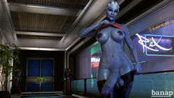 1futa 3d 3d_(artwork) areolae asari asari_futanari balls banap big_penis blender blue_eyes blue_skin breasts dark-skinned_futanari dickgirl erect_nipples erection flashing flashing_breasts futa_only futanari huge_breasts intersex liara_t'soni mass_effect nipples nude penis public public_nudity sci-fi science_fiction scifi solo_focus solo_futa wide_hips